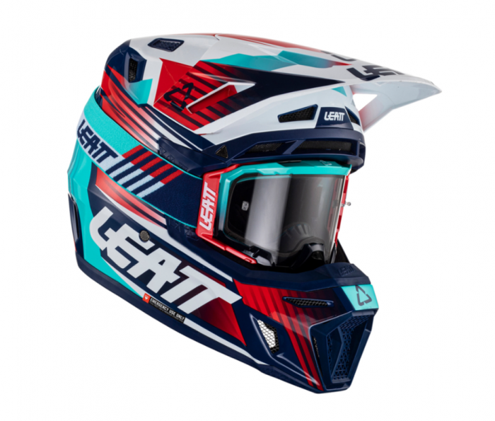 Casca Leatt 8.5 V23 Composite Royal + Ochelari 5.5 Cadou [1]