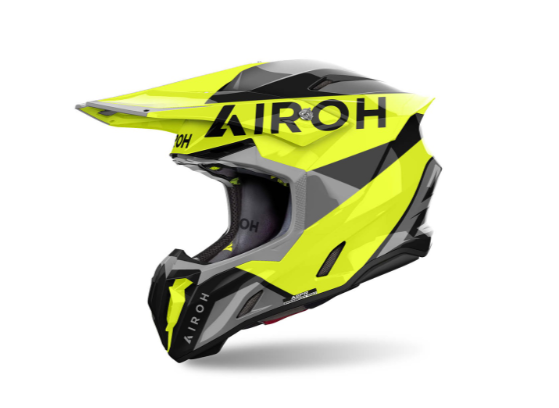 Casca Airoh Twist 3 King Gray/lime [1]