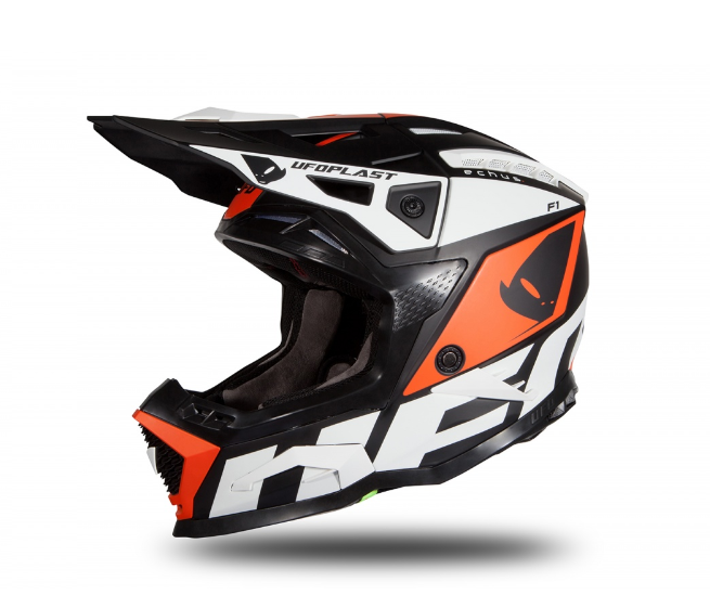 Casca UFO Echus Black/White/Orange [1]