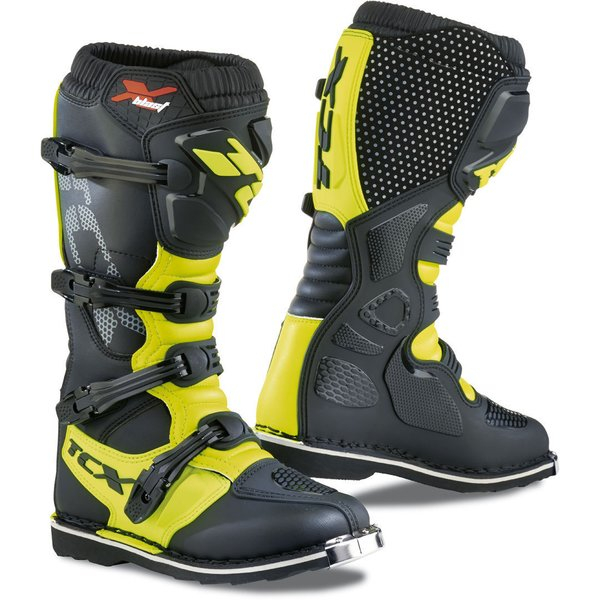 Cizme Enduro/MX TCX X-Blast Boots Blue-Yellow Fluo [1]