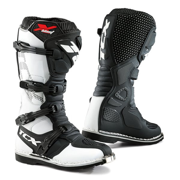 Cizme Enduro/MX TCX X-Blast Boots - white-black [1]