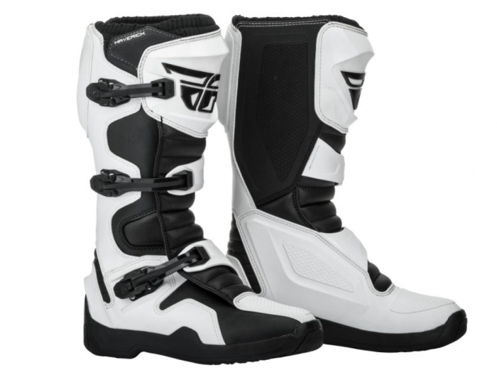 Cizme Enduro/Motocross/ATV FLY Racing Maverik Alb/Negru [1]