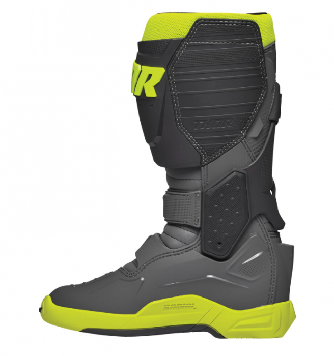 Cizme enduro/motocross Thor Radial Gri/Galben Fluo [2]