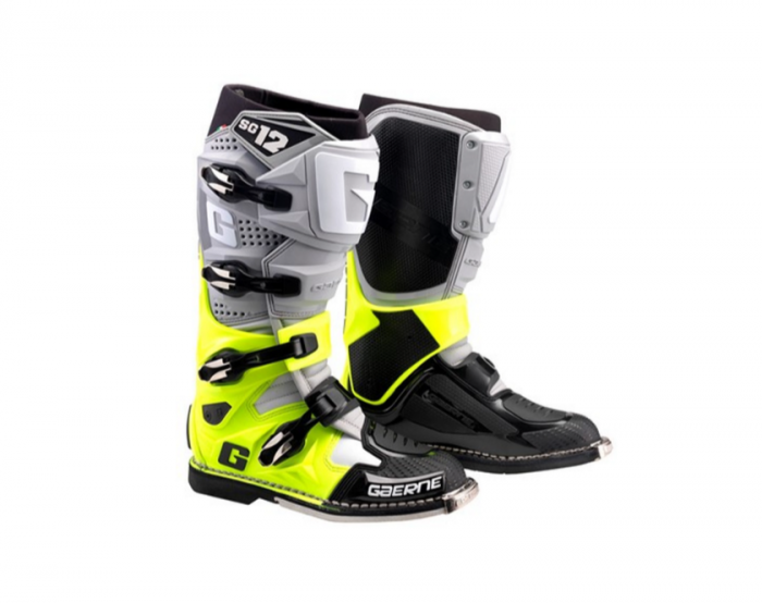 Cizme enduro/mx Gaerne SG-12 Gray/Black/Yellow Fluo 2022-2023 [1]