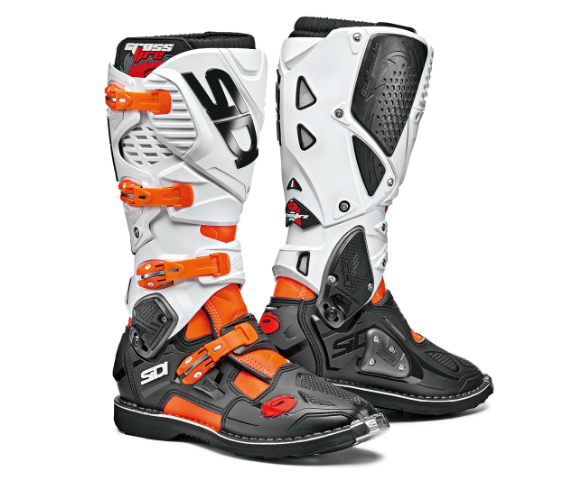 Cizme SIDI Crossfire 3 SRS White/Orange [1]