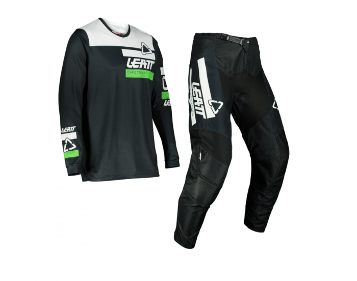 Echipament Tricou+Pantaloni Enduro/MX Leatt Negru/Alb/Verde [1]