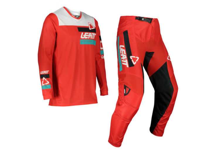 Echipament Tricou+Pantaloni Enduro/MX Leatt Red [1]