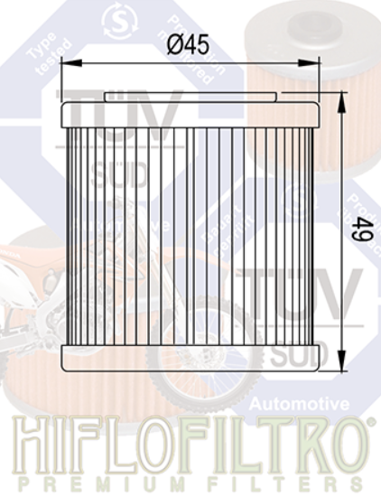 Filtru ulei Husqvarna SM/TE/TC/SMR Hiflofiltro HF563 [2]