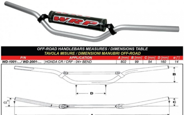 Ghidon Enduro/MX WRP Pro 22mm [1]