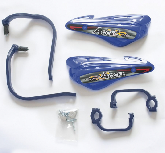 Set Handguard-uri Accel Aluminiu 22-28mm Albastru [1]