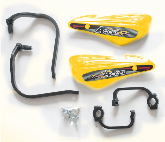 Set Handguard-uri Accel Aluminiu 22-28mm Galben [1]