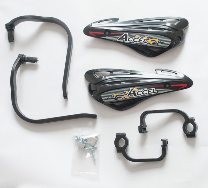 Set Handguard-uri Accel Aluminiu 22-28mm Negru [1]