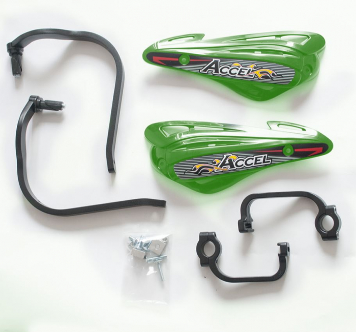 Set Handguard-uri Accel Aluminiu 22-28mm verde [1]
