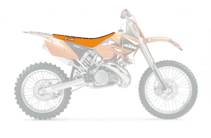 Husa sa KTM EXC '98-'07, SX-SXF '00-'06 BlackBird Zebra E1505Z [2]