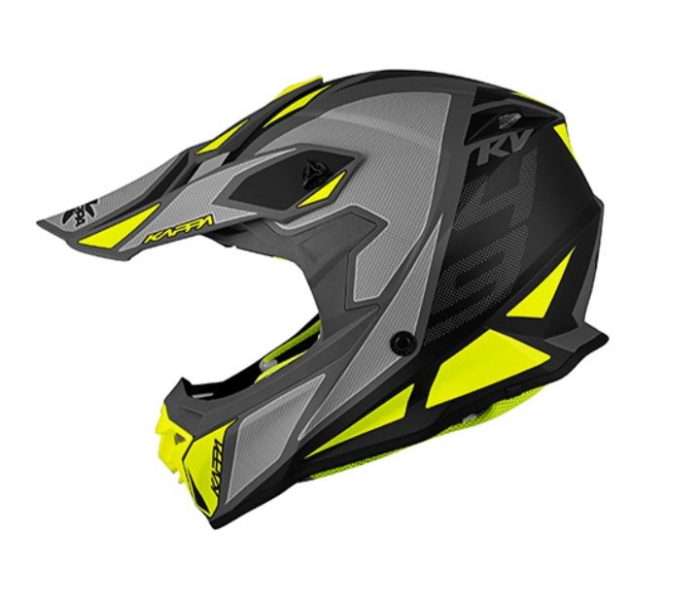 Casca Kappa KV49 Shock Cross Black/Yellow [1]