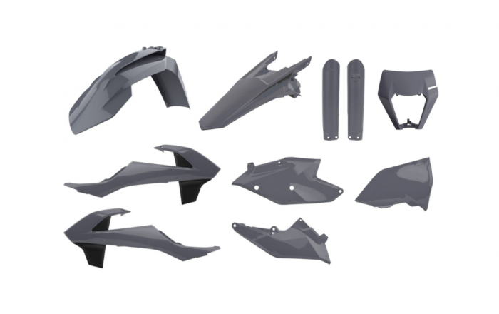 Kit plastice KTM EXC/EXC-F TPI '17-'19 Gri [1]