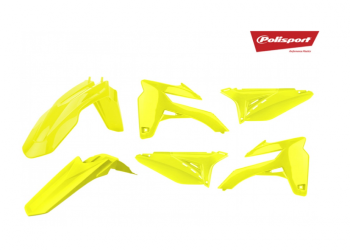 Kit plastice Sherco SE-R/SEF-R '13-'15 Galben Fluo Polisport 90802 [1]