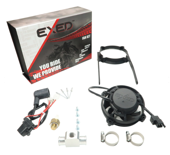 Kit ventilator cu termostat KTM/Husqvarna 2T/4T '04-'16 Exed EX-RFS-PLK04/16-TE2T [1]