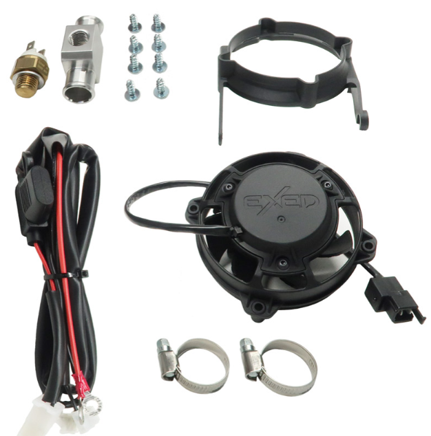 Kit ventilator cu termostat KTM/Husqvarna 2T/4T '17-'23 Exed EX-RFS-PLK17-TE2T [2]