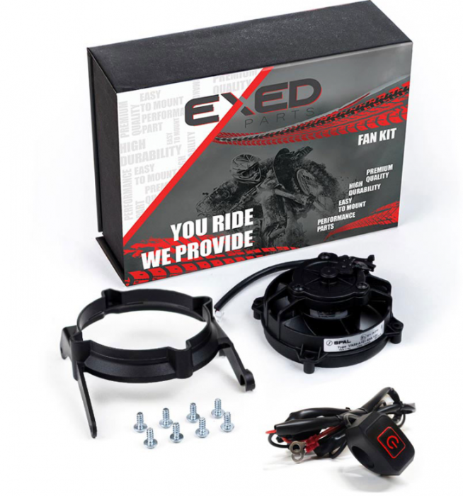 Kit ventilator cu buton On/Off Led  KTM/Husqvarna '17-'23 Extreme [1]