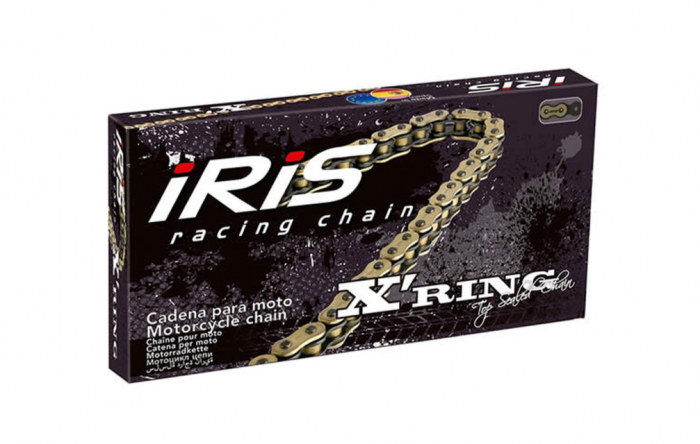 Lant transmisie Iris 520 X-Ring 100-124 zale Gold [1]
