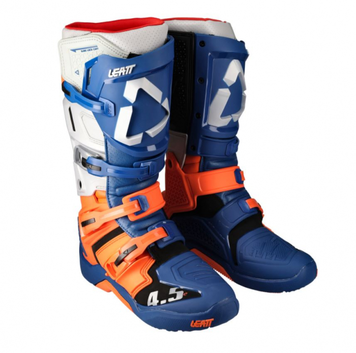 Cizme Leatt Cross 4.5 Blue/Orange 2022 [1]