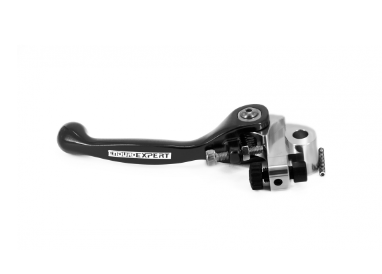Maneta ambreiaj GasGas EC 250/300 '21-'22/Husqv. TE 250/300 '22 black foldabila (A54002031000) forjata Enduro Expert ACLC371BKEE [1]