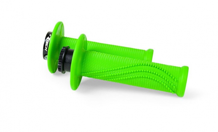 Mansoane Ghidon Lock-On Racetech R20 Verde Neon 8 Adaptoare [1]