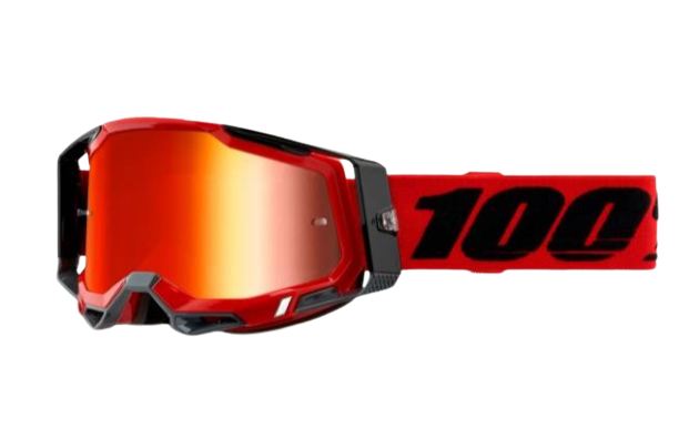 Ochelari 100% Racecraft 2 Red cu lentila oglinda [1]