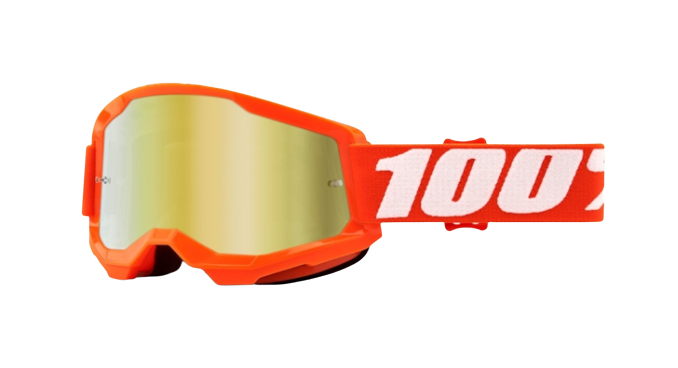 Ochelari 100% Strata 2 Orange Cu Lentila Oglinda Sau Clara [2]