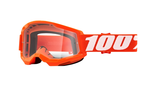 Ochelari 100% Strata 2 Orange Cu Lentila Oglinda Sau Clara [1]