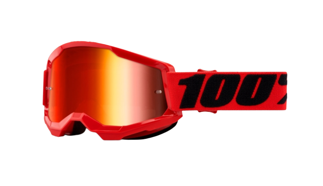 Ochelari 100% Strata 2 Red Cu Lentila Oglinda Sau Clara [2]