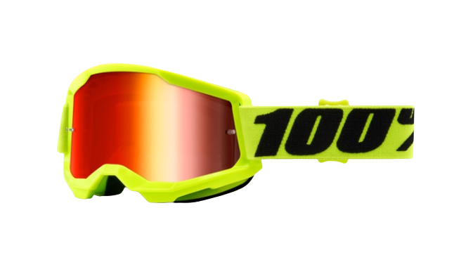 Ochelari 100% Strata 2 Yellow Cu Lentila Oglinda Sau Clara [2]