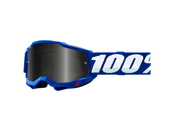 Ochelari Enduro 100% Accuri 2 Blue cu lentila fumurie [1]