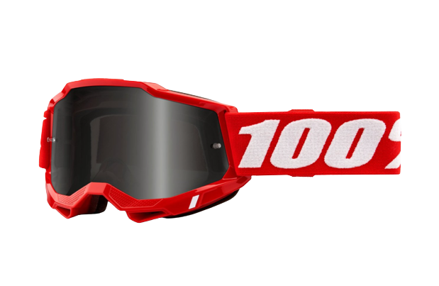 Ochelari Enduro 100% Accuri 2 Red cu lentila fumurie [1]