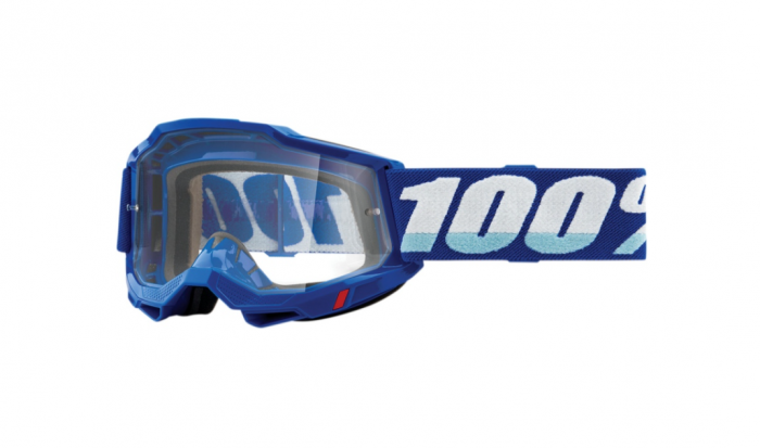 Ochelari Enduro 100% Accuri 2 Blue cu lentila oglinda sau clara [1]