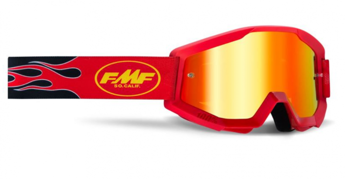 Ochelari Enduro/MX FMF Powercore Flame Red Mirror Red [1]