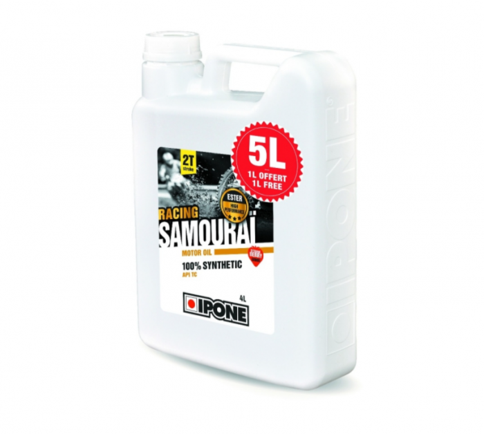 Ulei Motor 2T Ipone Samourai 100% Sintetic Oferta 4+1 Miros de capsuni [1]