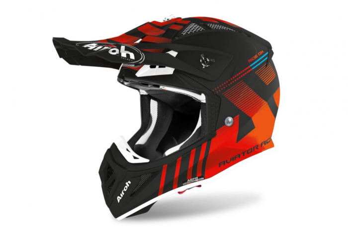 Casca Airoh Aviator ACE Orange/Black [1]