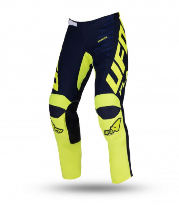 Pantaloni UFO Kimura Albastru/Galben Neon [1]