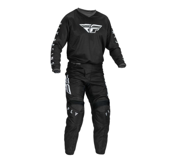 Pantaloni enduro/motocross FLY F-16 Negru/Alb [4]