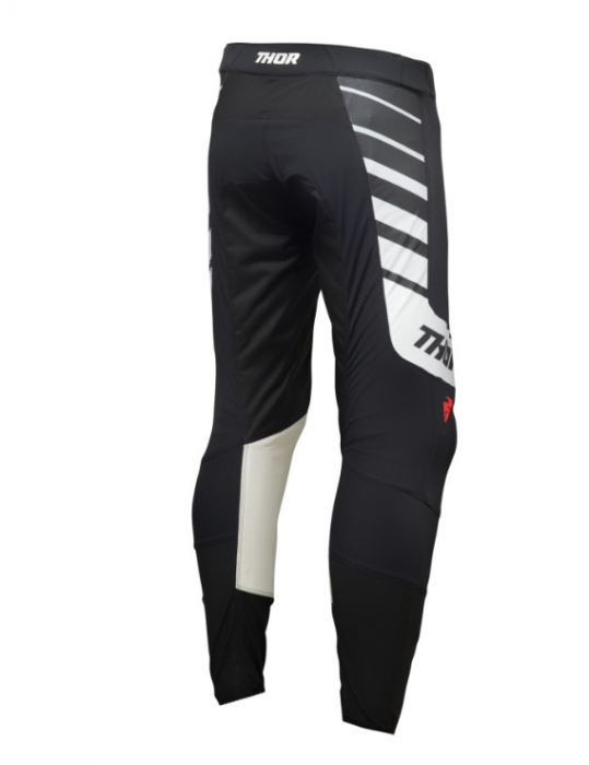 Pantaloni enduro/motocross THOR Analog Black/White [3]