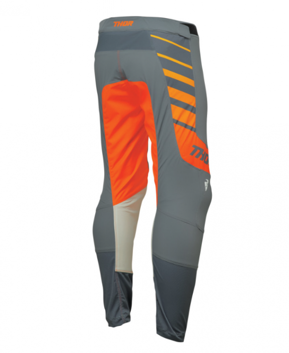Pantaloni enduro/motocross THOR Analog Charcoal Orange [2]
