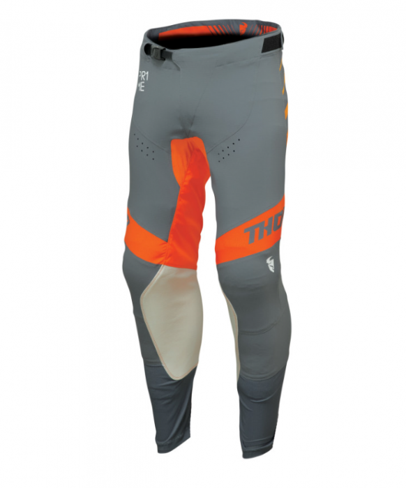 Pantaloni enduro/motocross THOR Analog Charcoal Orange [1]