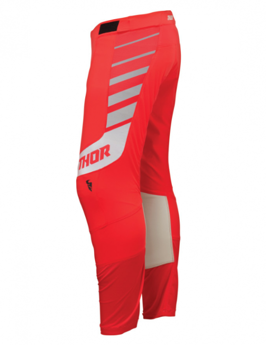 Pantaloni enduro/motocross THOR Analog Red/White [2]