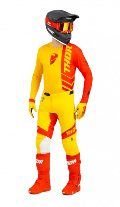 Pantaloni enduro/motocross THOR Analog Lemon [4]
