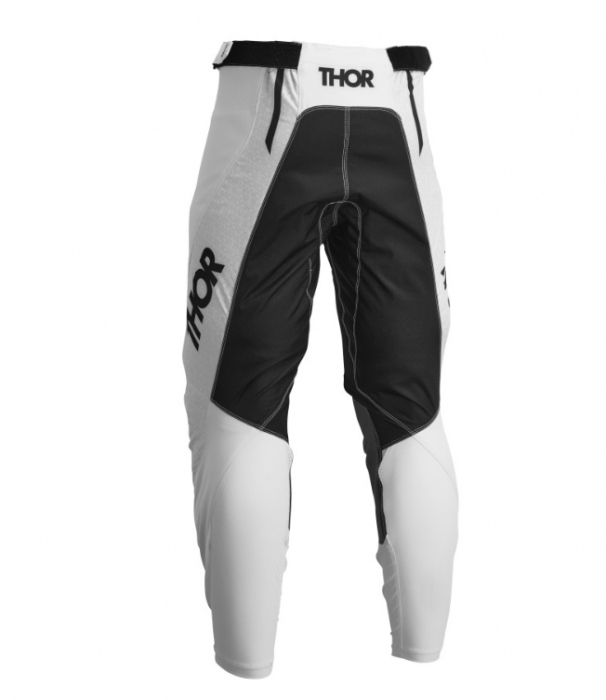 Pantaloni enduro/motocross THOR Pulse Mono Black/White [3]