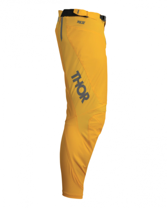 Pantaloni enduro/motocross THOR Pulse Mono Dark Gray/Yellow [2]