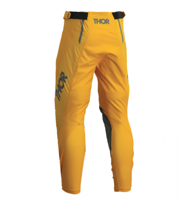Pantaloni enduro/motocross THOR Pulse Mono Dark Gray/Yellow [3]