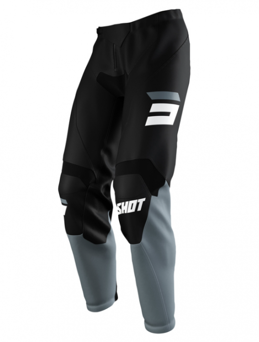 Pantaloni Enduro/MX Shot Burst Black/Grey [1]